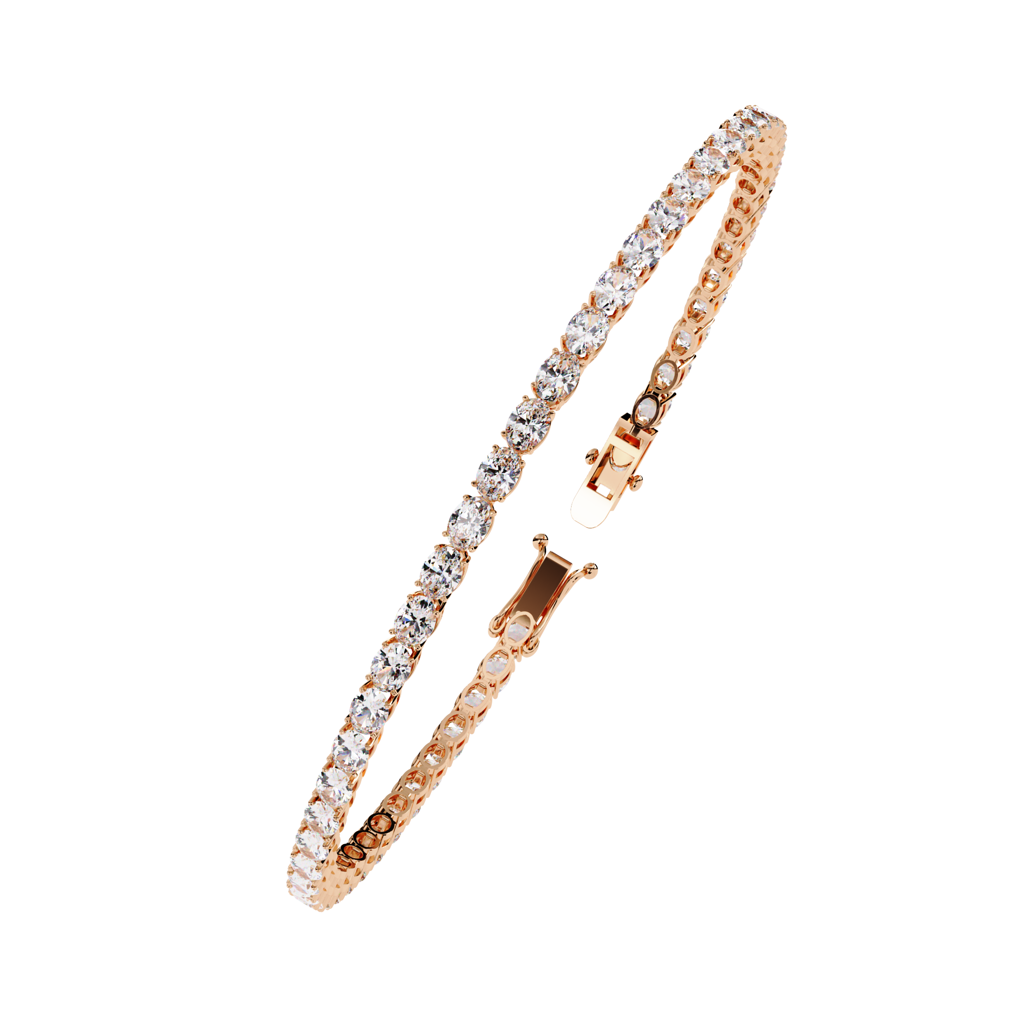 Celeste Oval Cut Lab Grown Diamond Bracelet