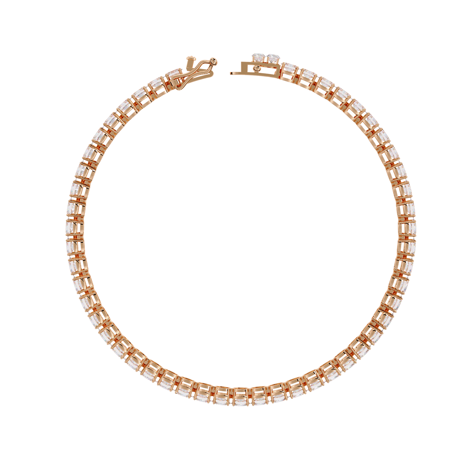 Celeste Oval Cut Lab Grown Diamond Bracelet