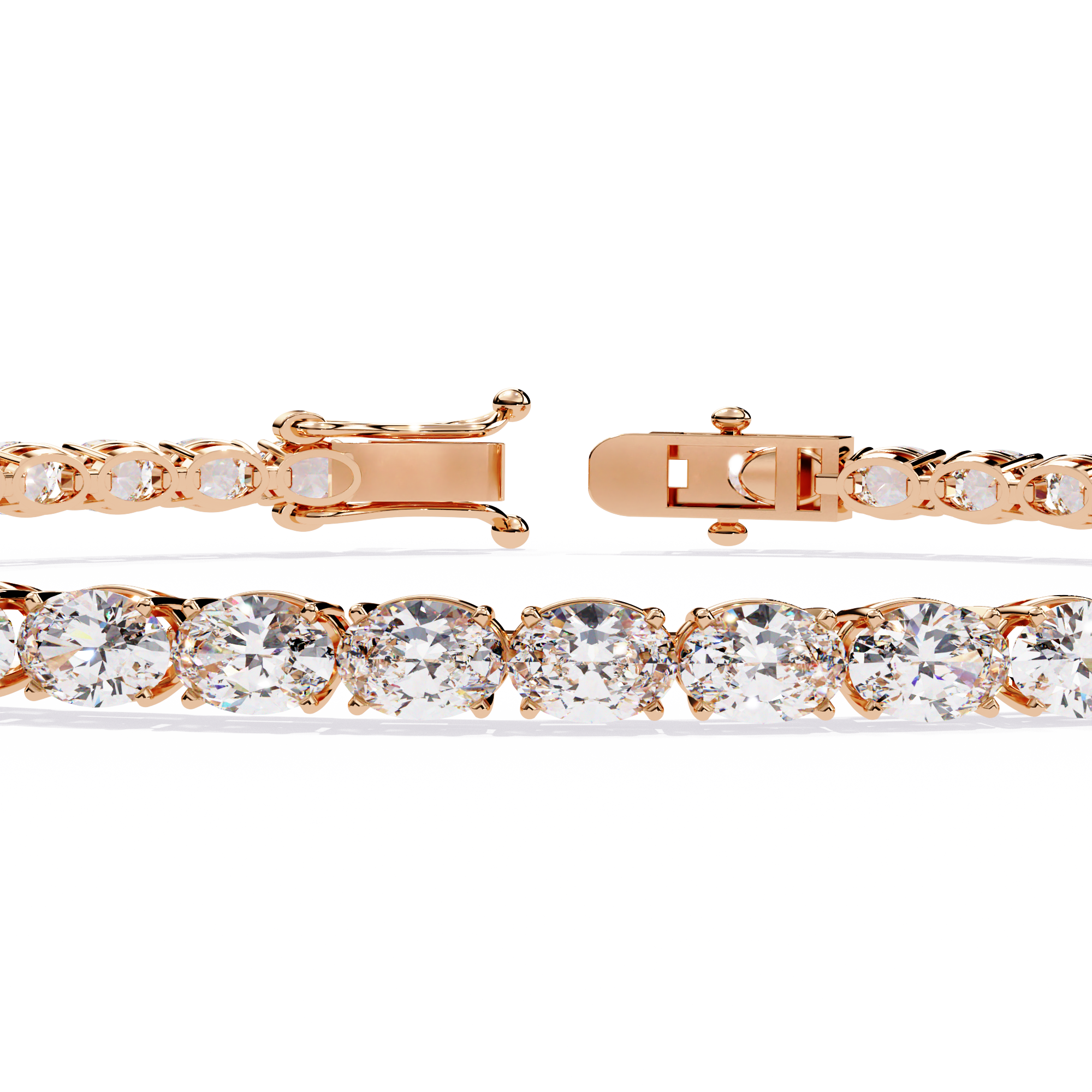 Celeste Oval Cut Lab Grown Diamond Bracelet