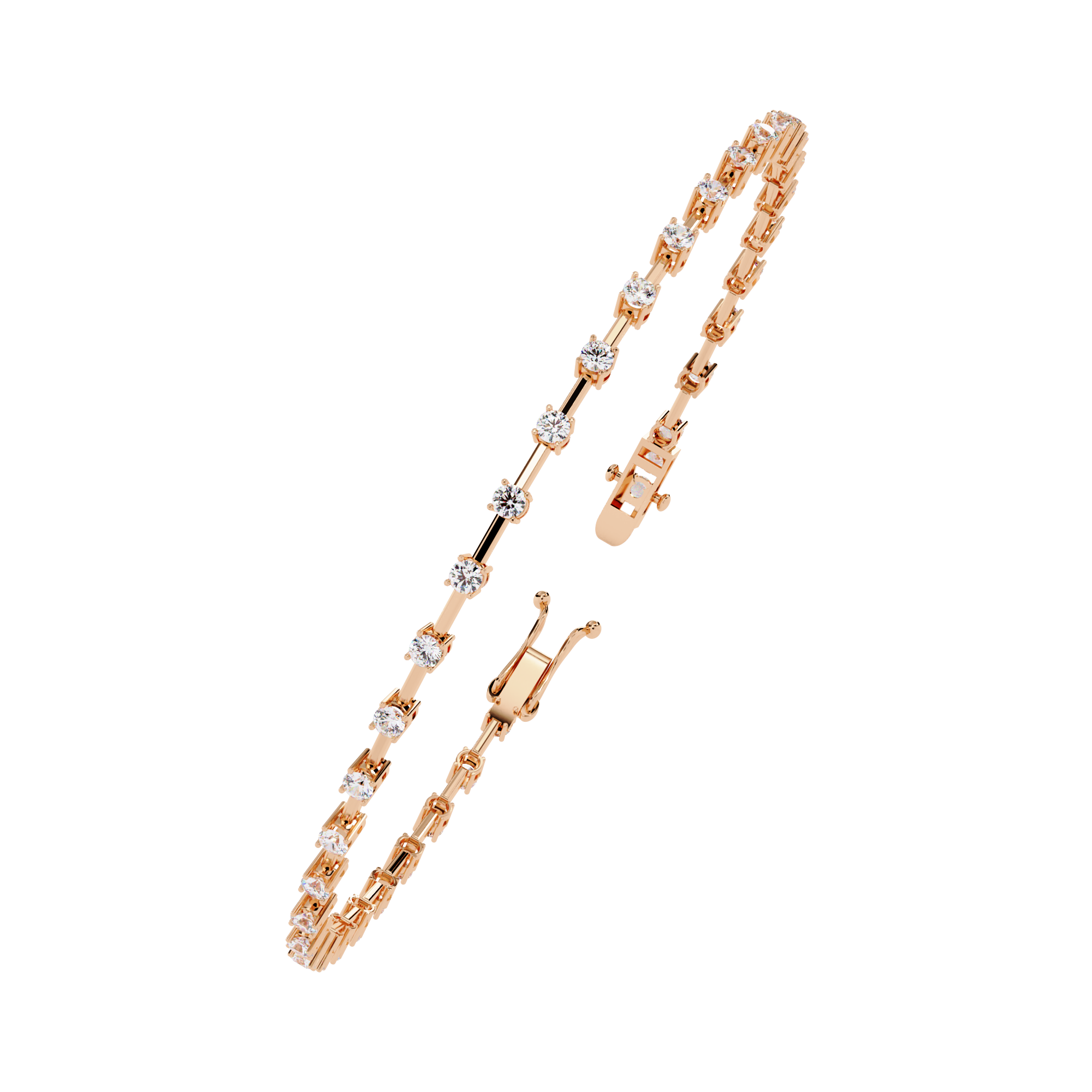 Celeste Petite Round Diamond Bracelet