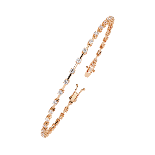 Celeste Petite Round Diamond Bracelet