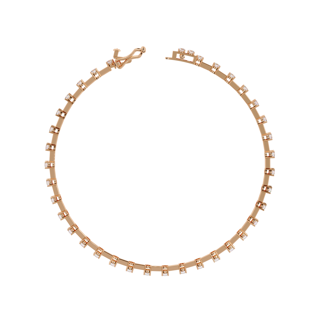 Celeste Petite Round Diamond Bracelet