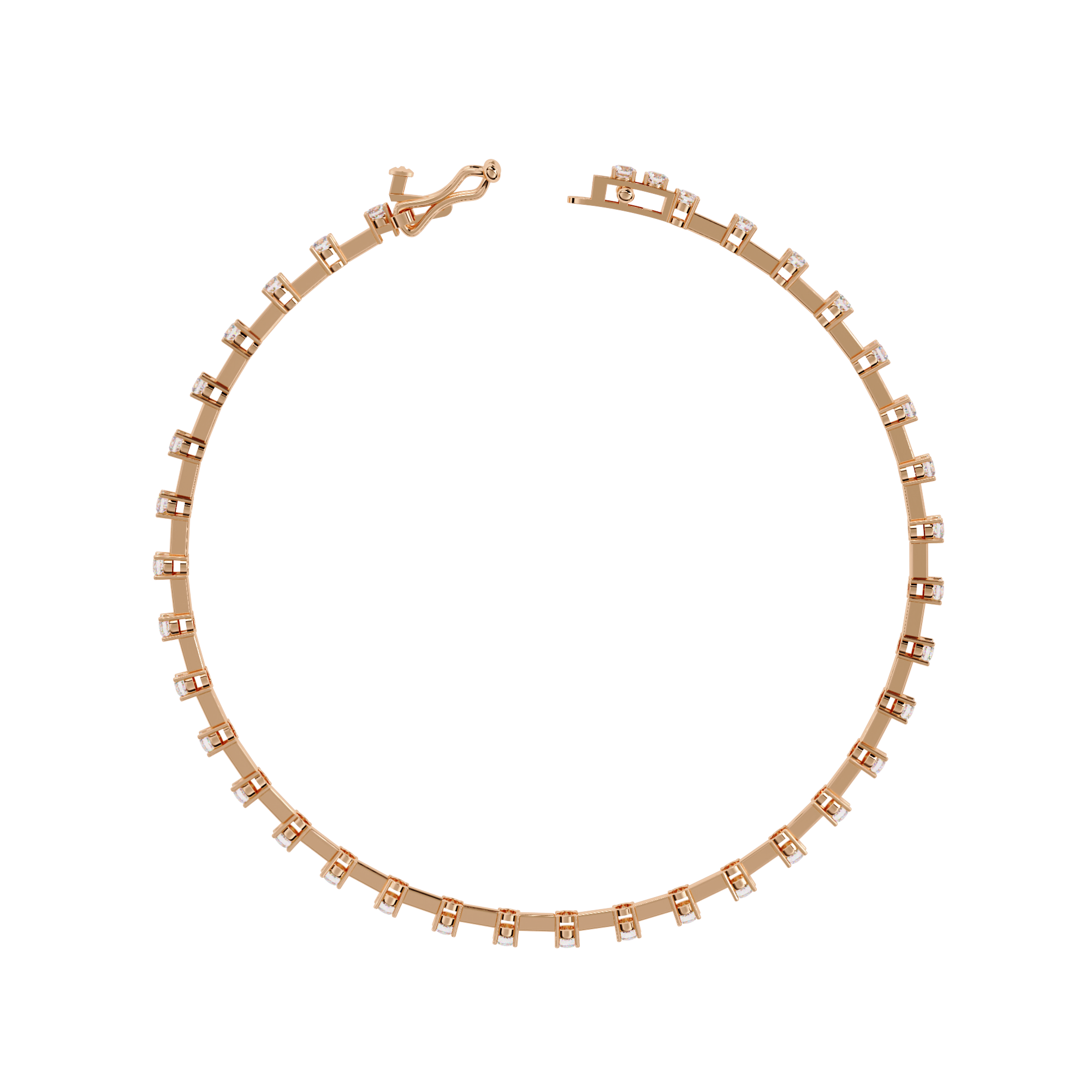 Celeste Petite Round Diamond Bracelet