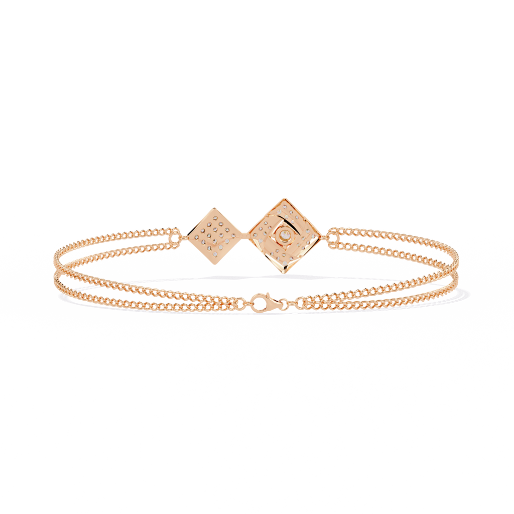 Celeste Twin Diamond Lab Grown Bracelet