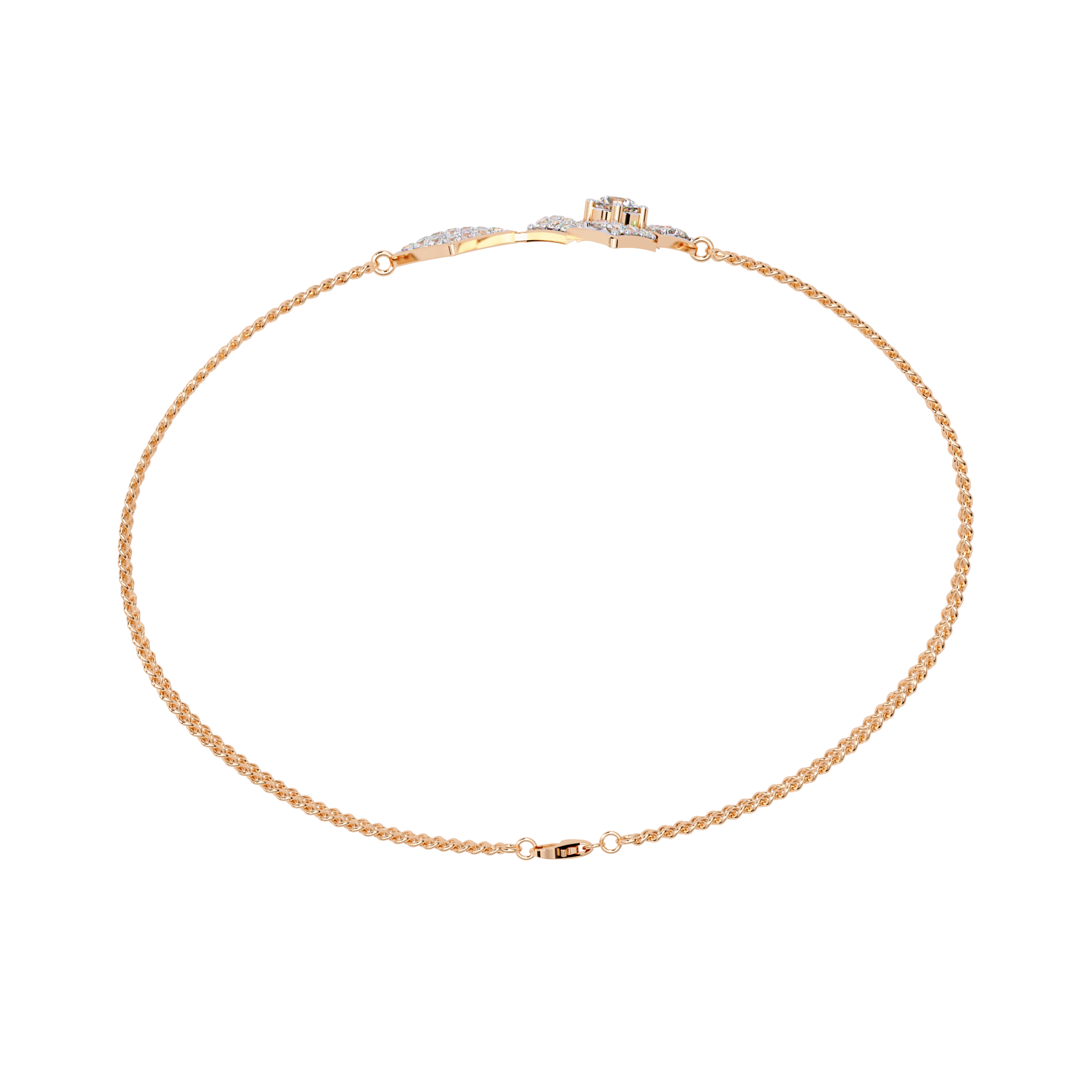 Celeste Twin Diamond Lab Grown Bracelet