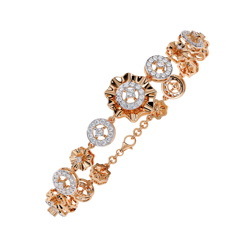 Celestia Bloom Lab Grown Diamond Bracelet