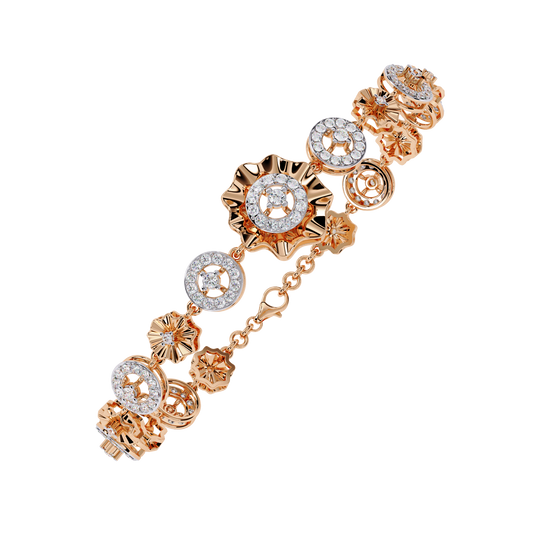 Celestia Bloom Lab Grown Diamond Bracelet