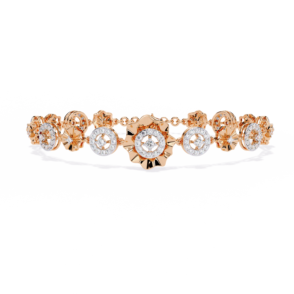 Celestia Bloom Lab Grown Diamond Bracelet