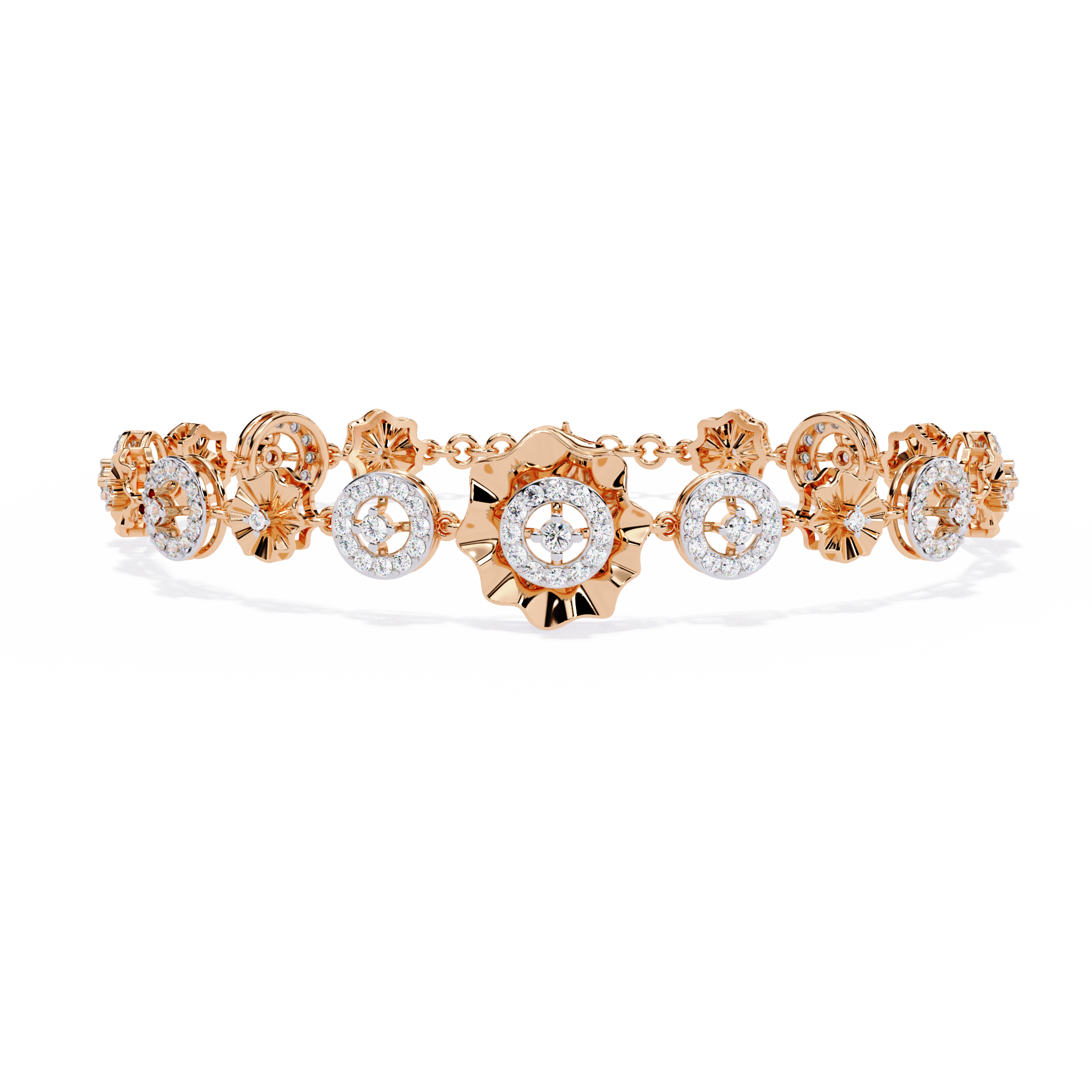 Celestia Bloom Lab Grown Diamond Bracelet