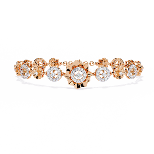 Celestia Bloom Lab Grown Diamond Bracelet