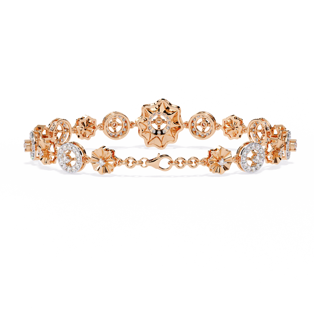 Celestia Bloom Lab Grown Diamond Bracelet