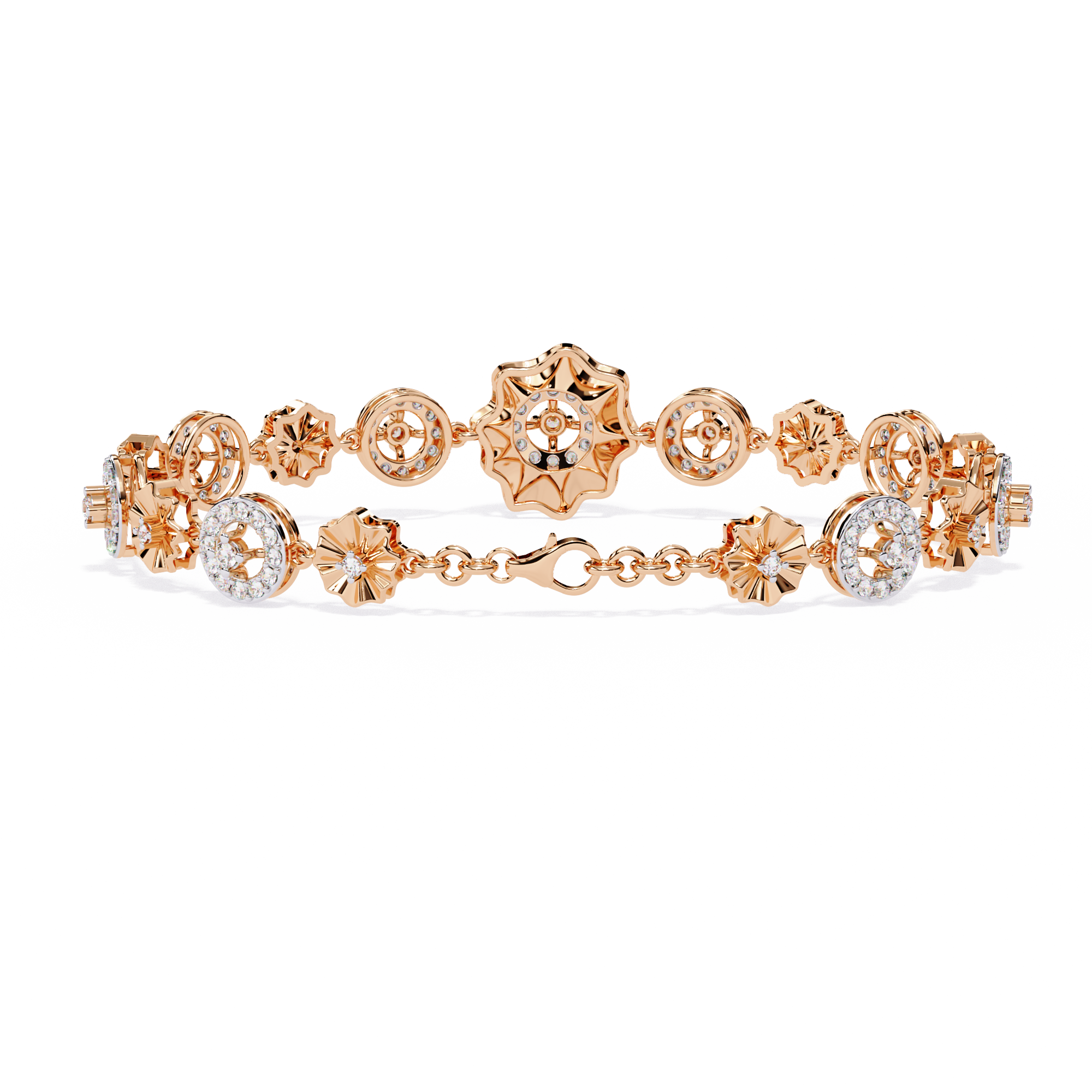 Celestia Bloom Lab Grown Diamond Bracelet
