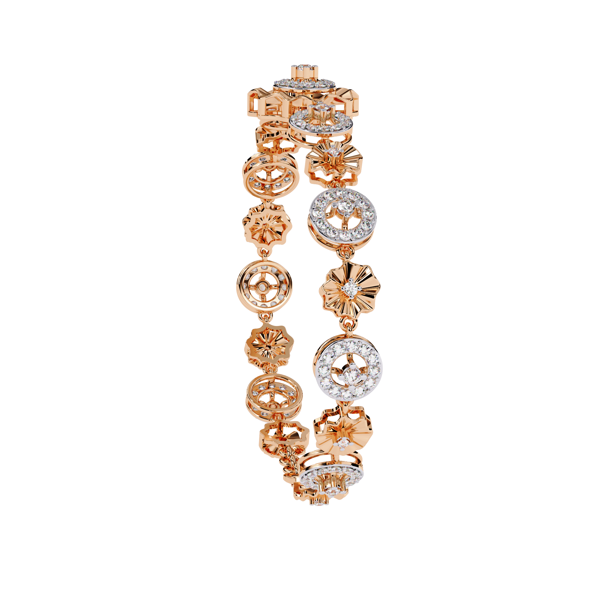Celestia Bloom Lab Grown Diamond Bracelet