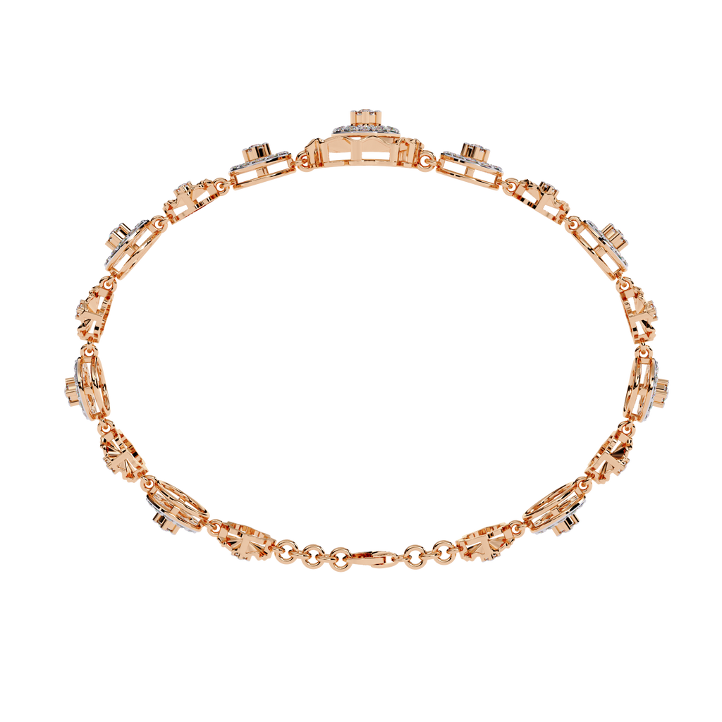 Celestia Bloom Lab Grown Diamond Bracelet