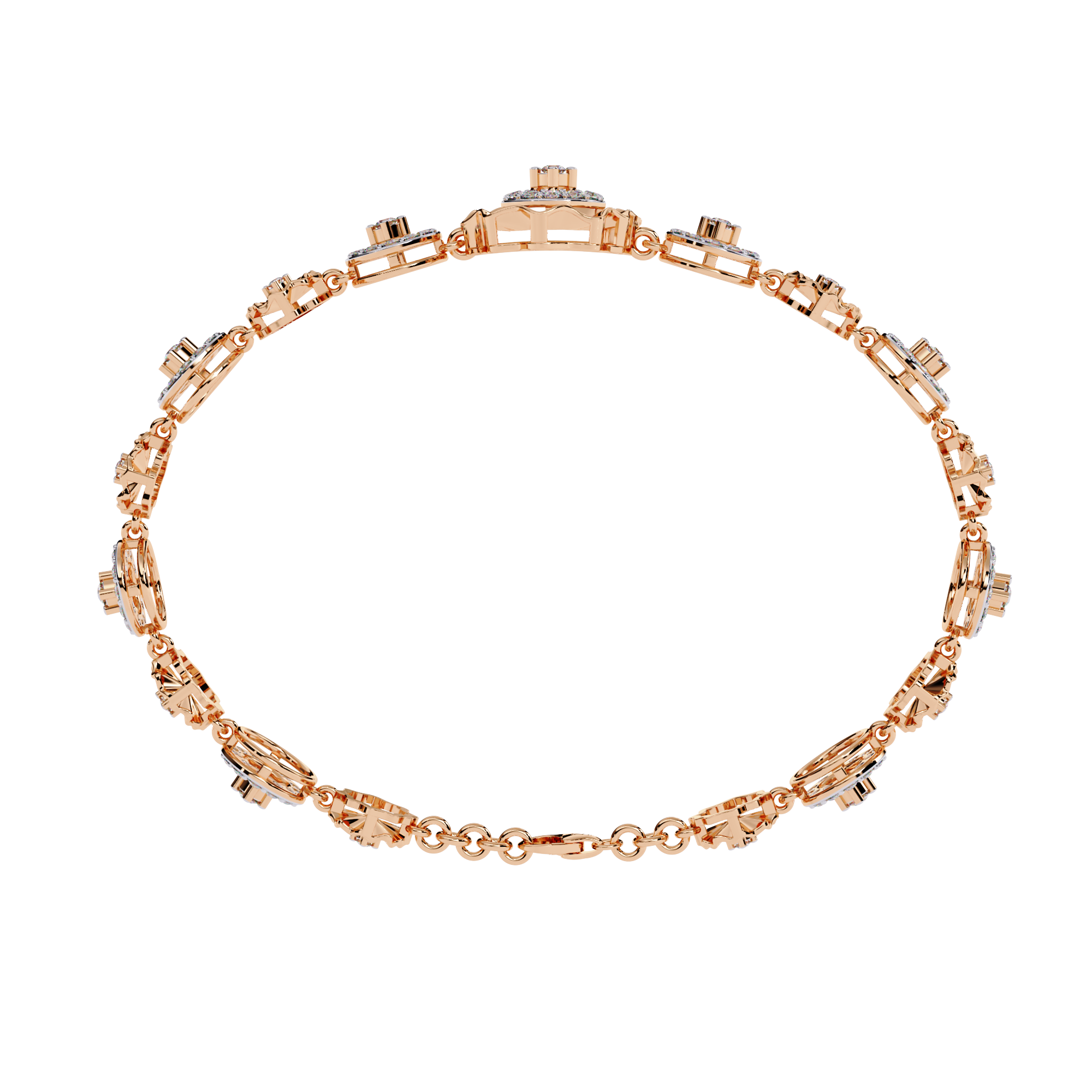 Celestia Bloom Lab Grown Diamond Bracelet