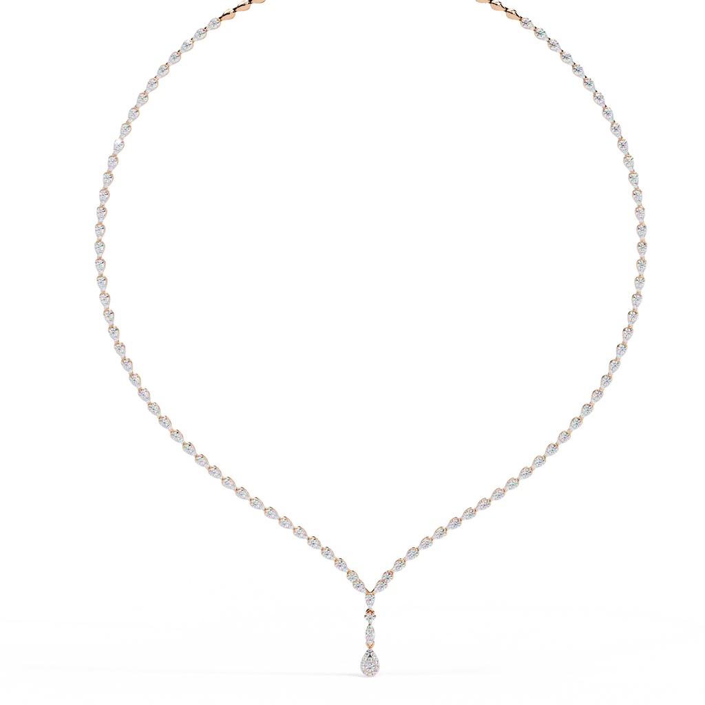 Celestia Drop Diamond Necklace