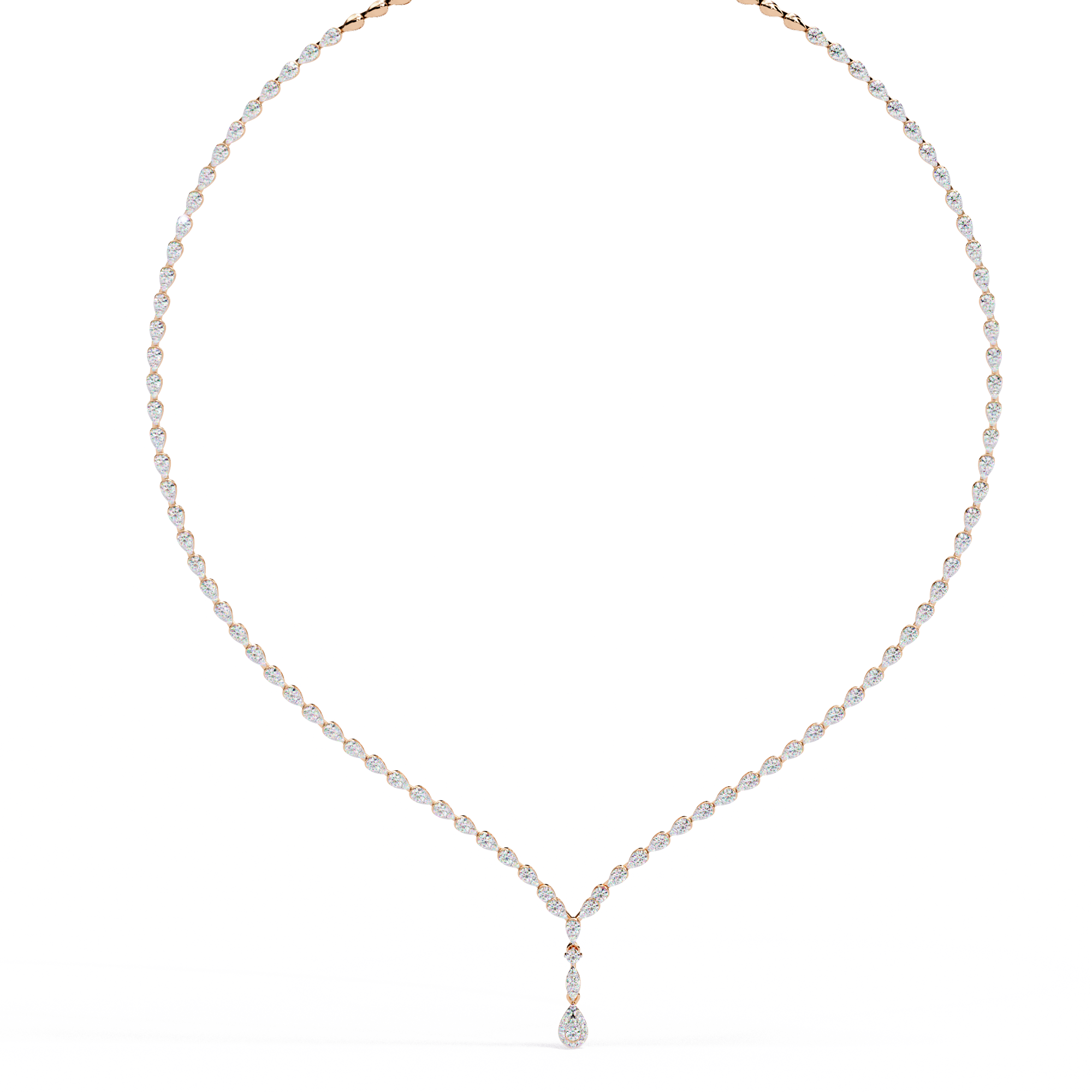 Celestia Drop Diamond Necklace