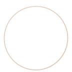Celestia Oval Diamond Tennis Necklace