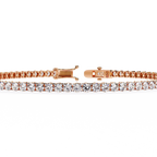 Celestia Round Diamond Line Bracelet