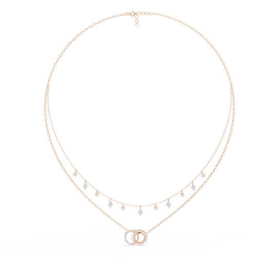 Celestial Harmony Double Layer Necklace
