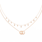 Celestial Harmony Double Layer Necklace