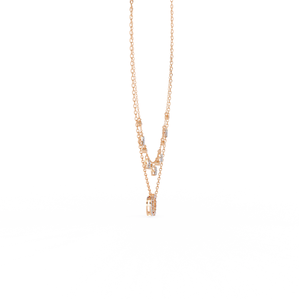 Celestial Harmony Double Layer Necklace