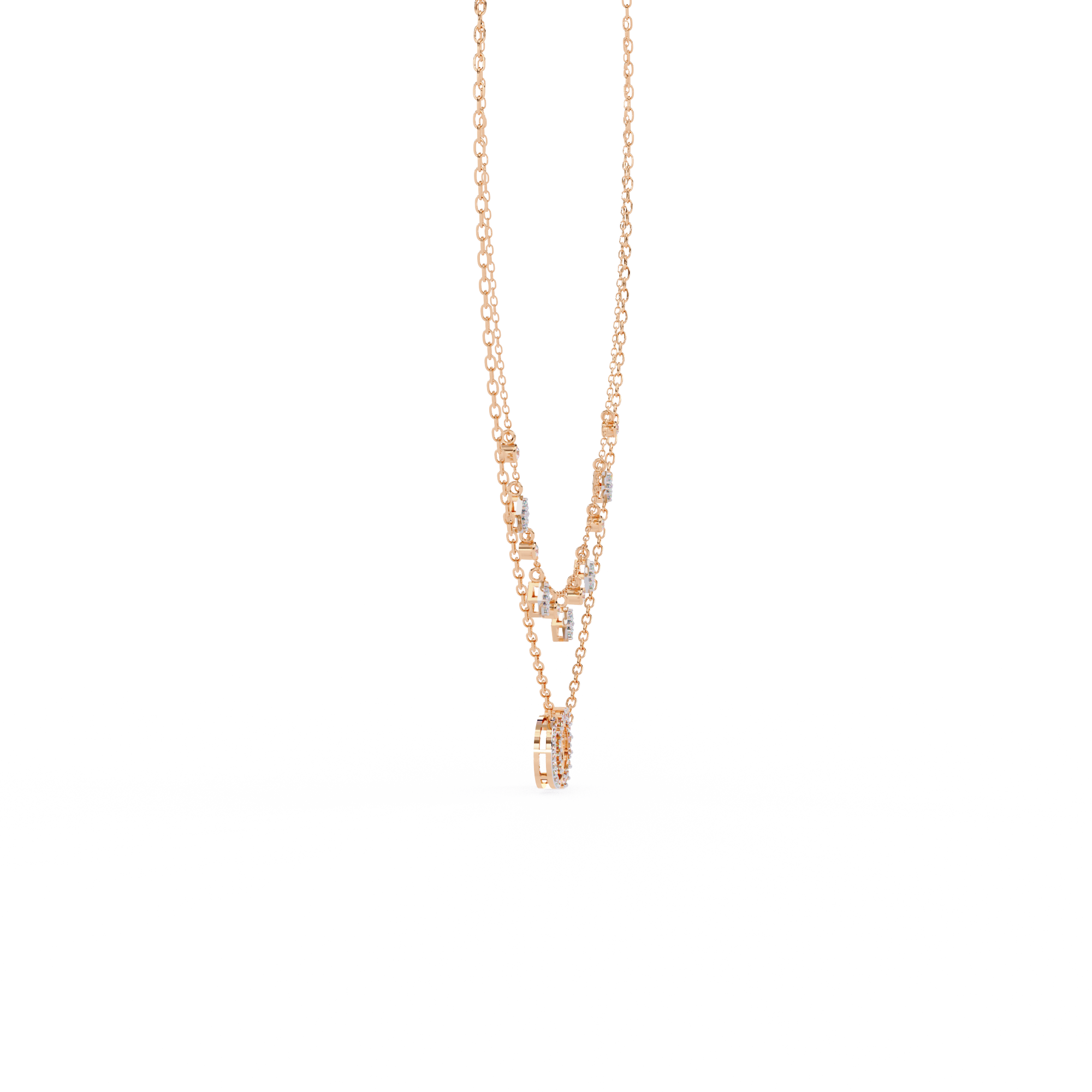 Celestial Harmony Double Layer Necklace