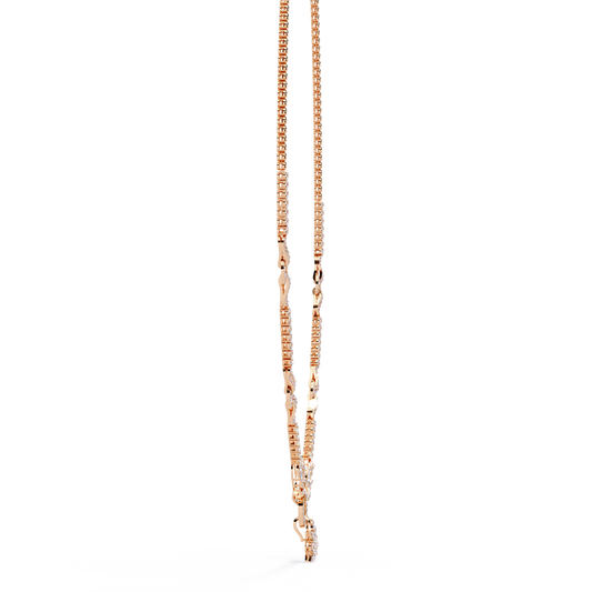 Celestial Knot Diamond Necklace