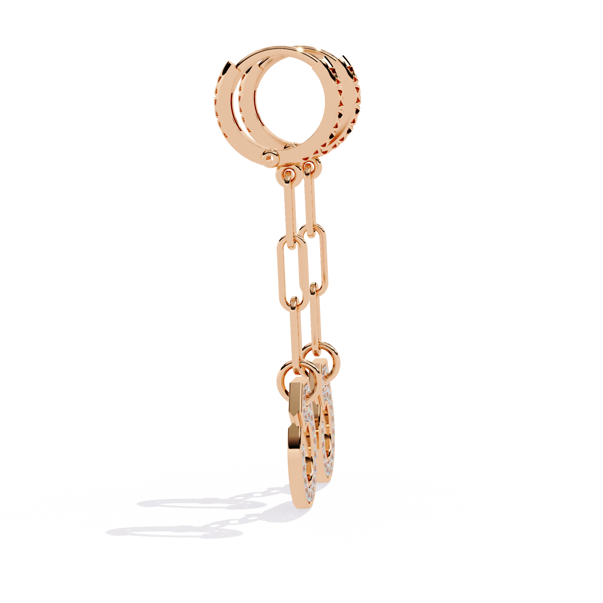 Celestial Link Drop Lab Grown Diamond Earrings