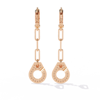Celestial Link Drop Lab Grown Diamond Earrings