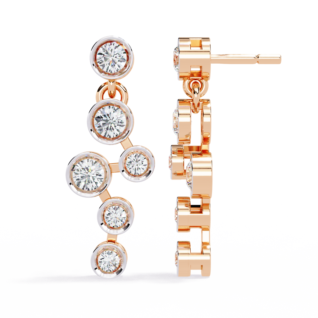 Celestial Orbit Lab Grown Diamond Earrings