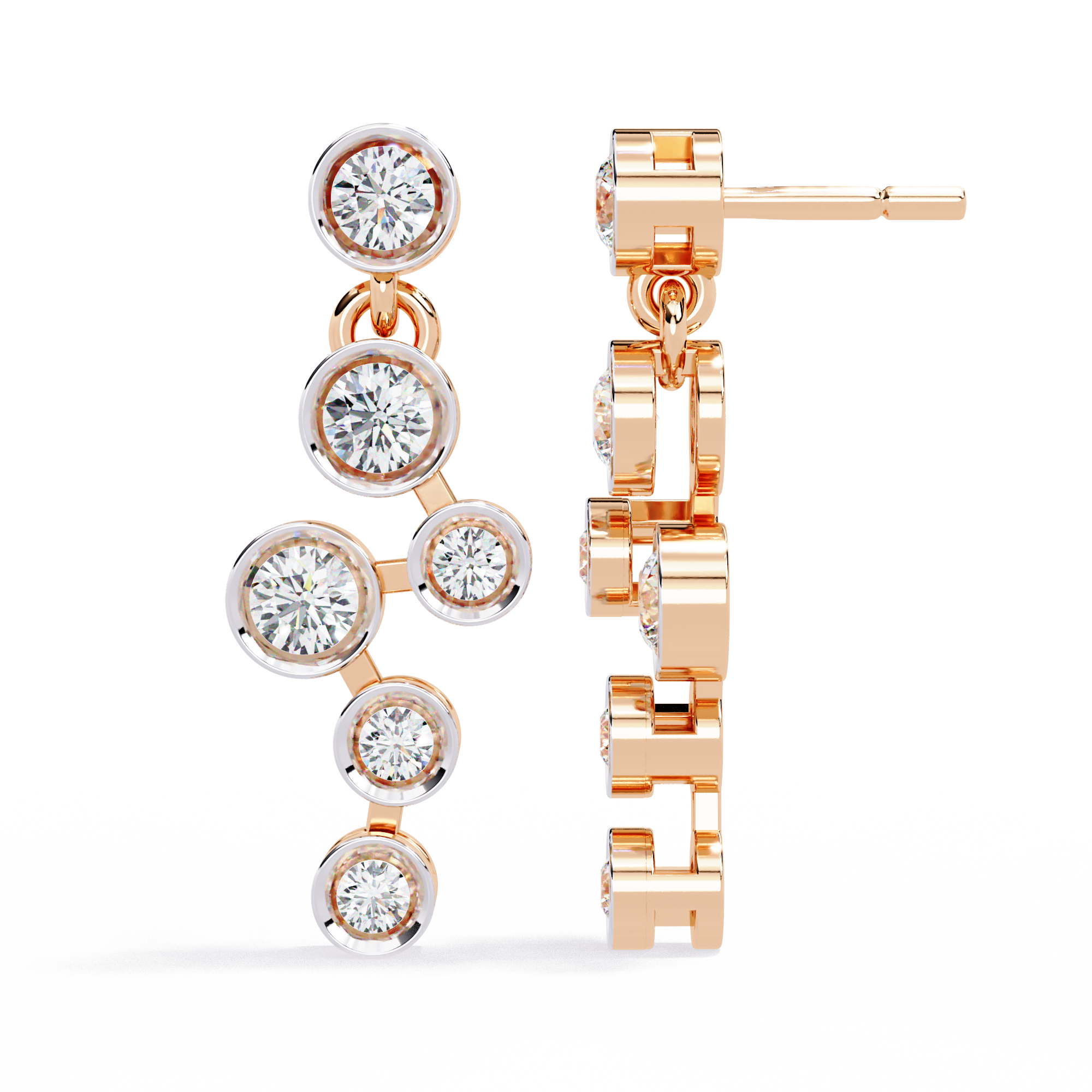 Celestial Orbit Lab Grown Diamond Earrings