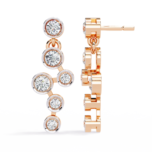 Celestial Orbit Lab Grown Diamond Earrings