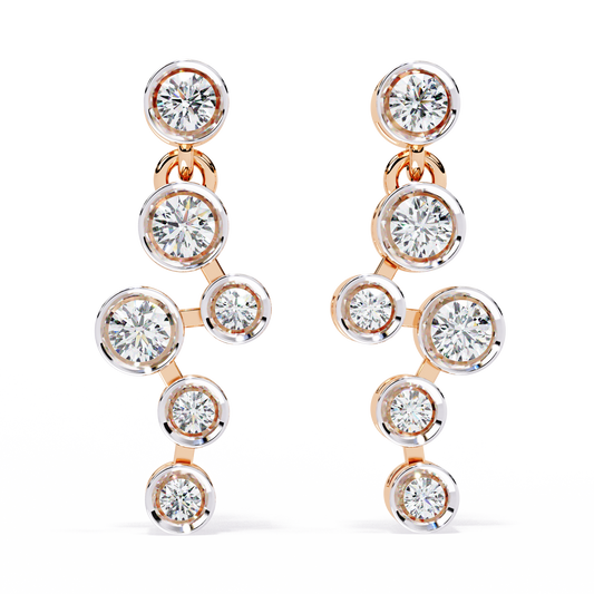 Celestial Orbit Lab Grown Diamond Earrings