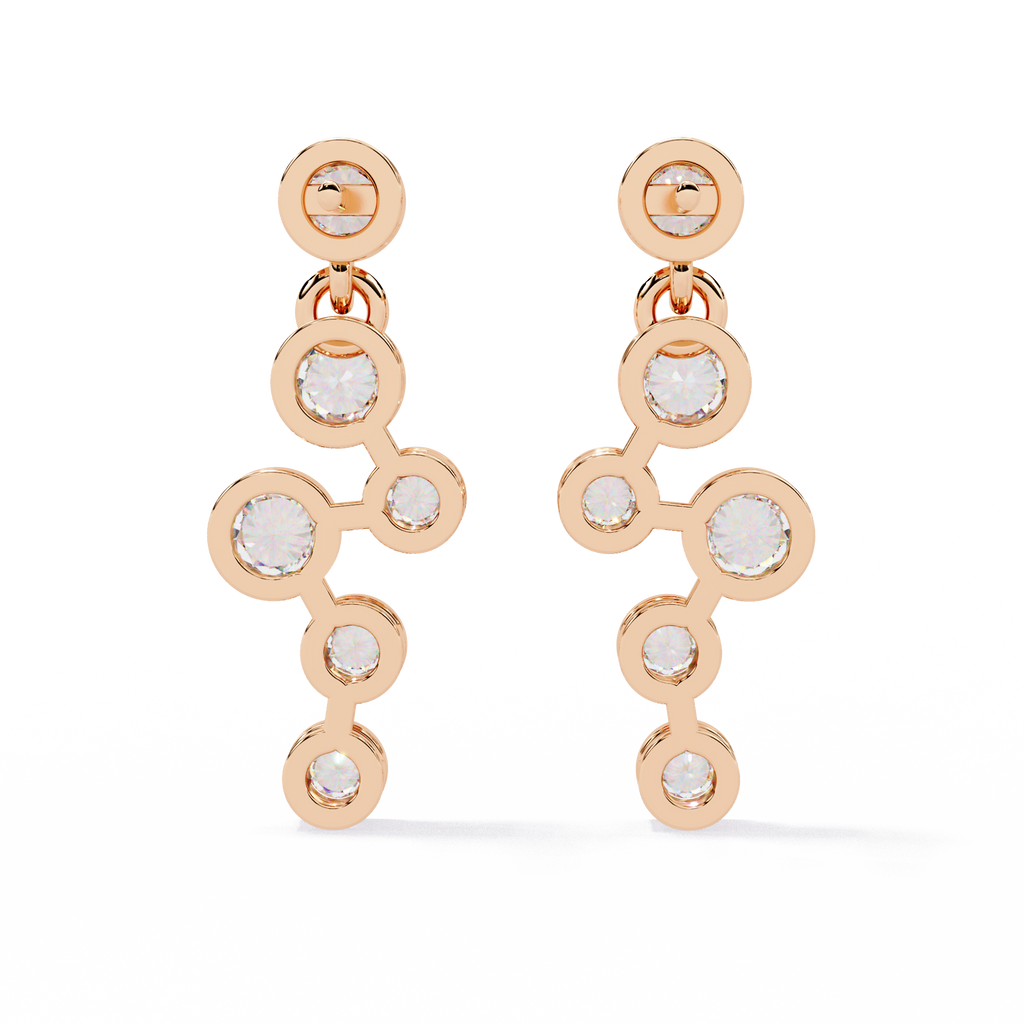Celestial Orbit Lab Grown Diamond Earrings