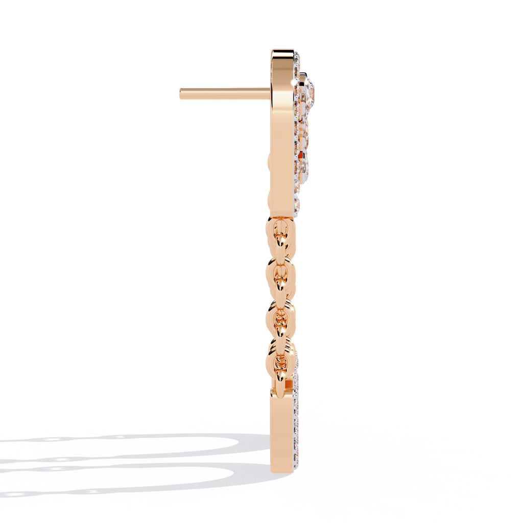 Chainlink Mirage Lab Grown Diamond Earrings