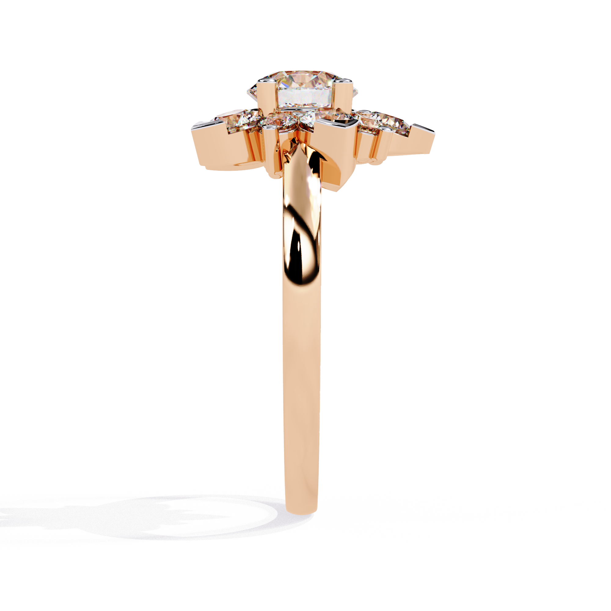 Classic Three Stone Lab Grown Diamond Ring