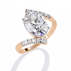 Elevated Solitaire Lab Grown Diamond Ring