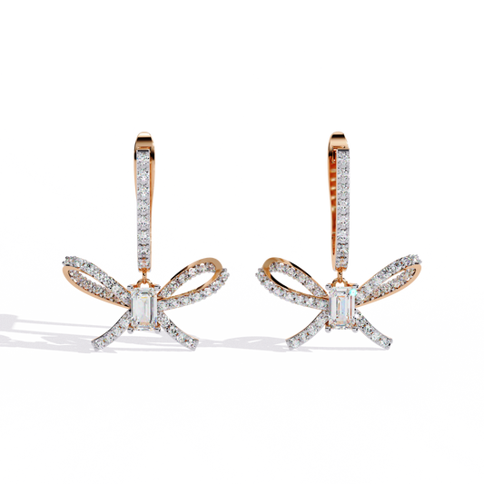 Eloise Bow Diamond Earrings
