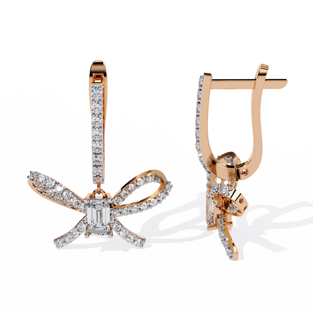 Eloise Bow Diamond Earrings