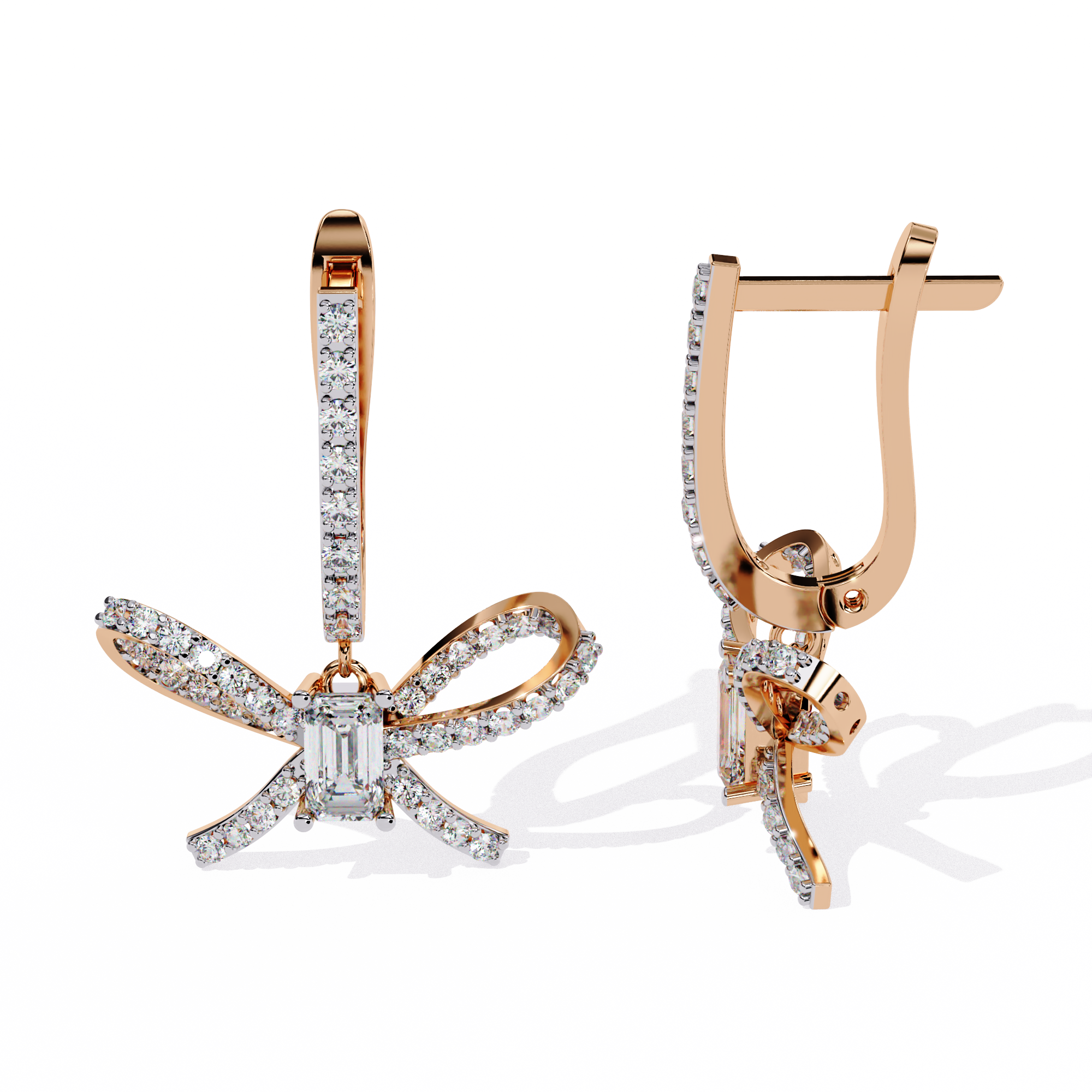 Eloise Bow Diamond Earrings