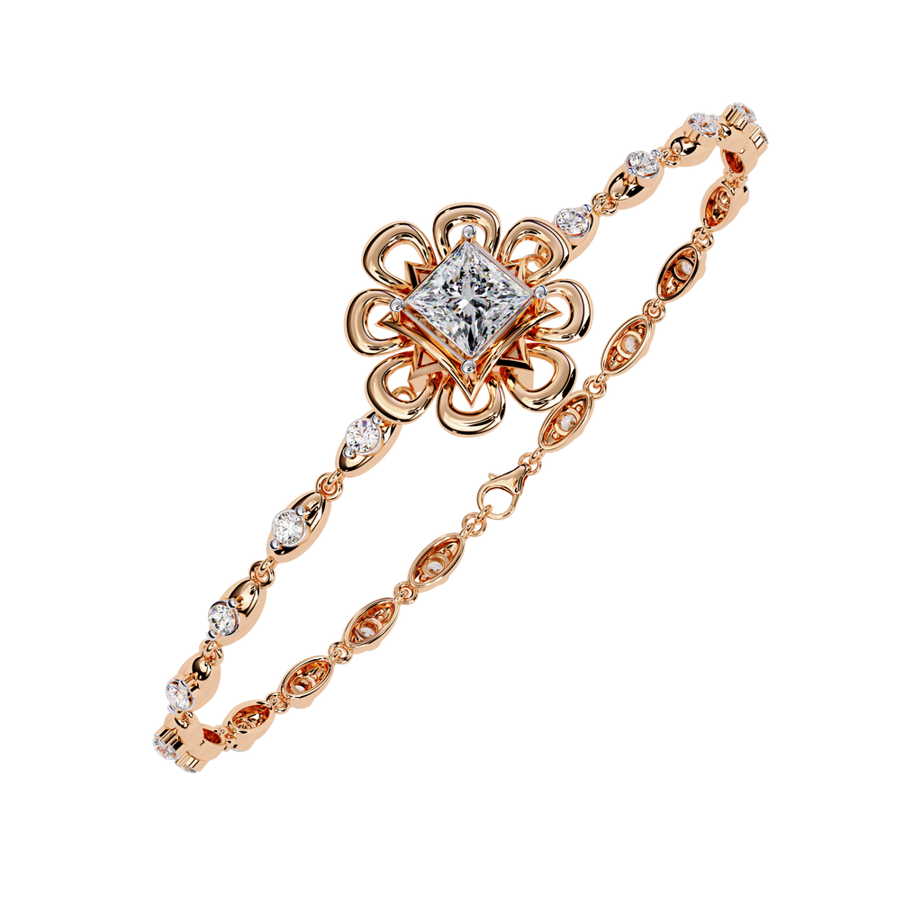 Elora Princess Bloom Lab Grown Diamond Bracelet