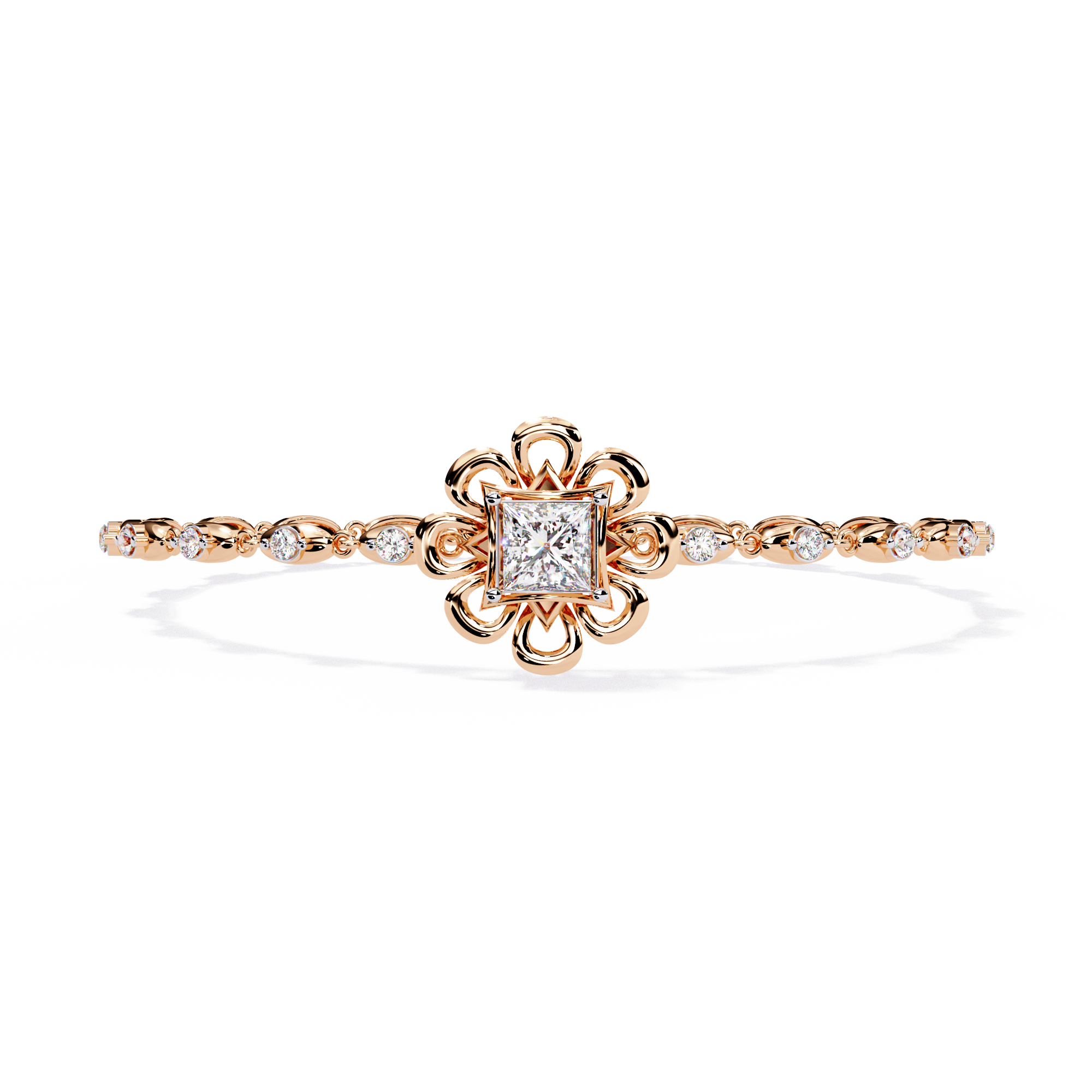 Elora Princess Bloom Lab Grown Diamond Bracelet