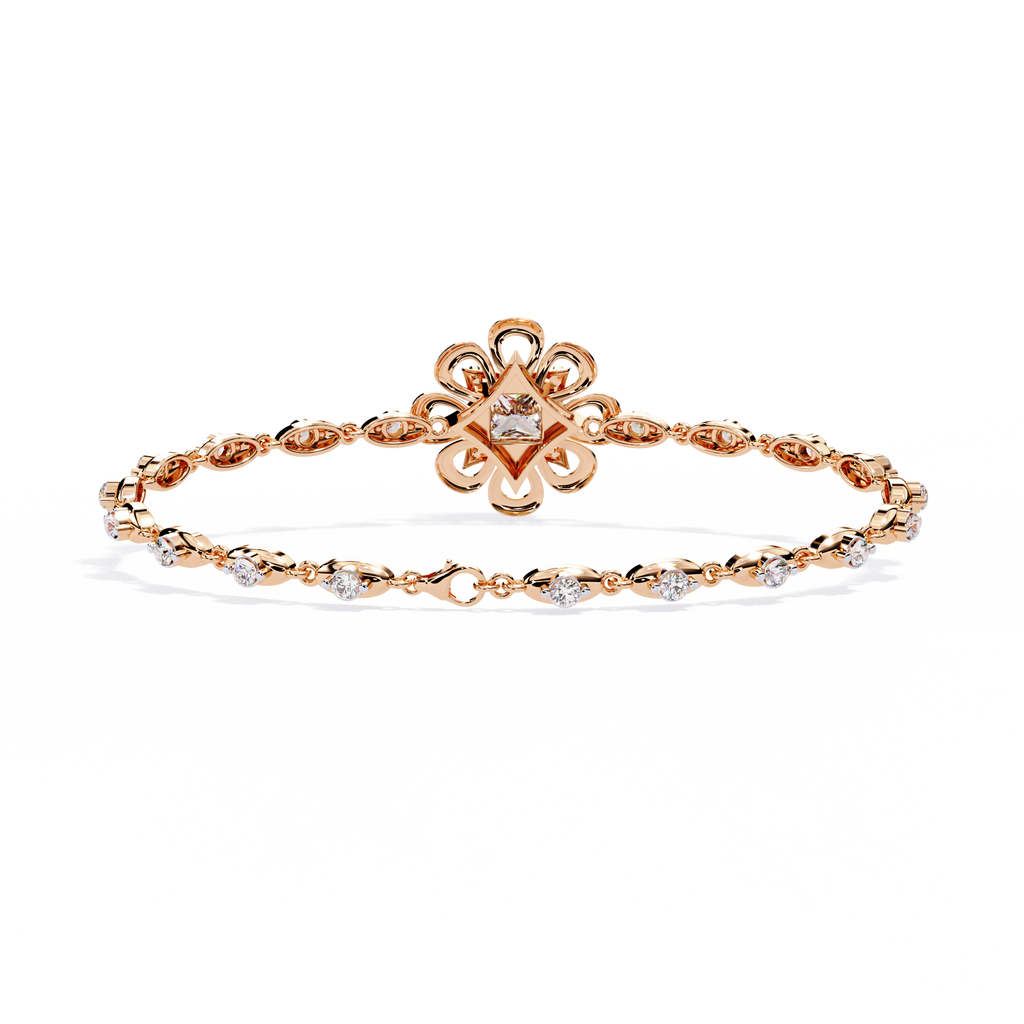 Elora Princess Bloom Lab Grown Diamond Bracelet