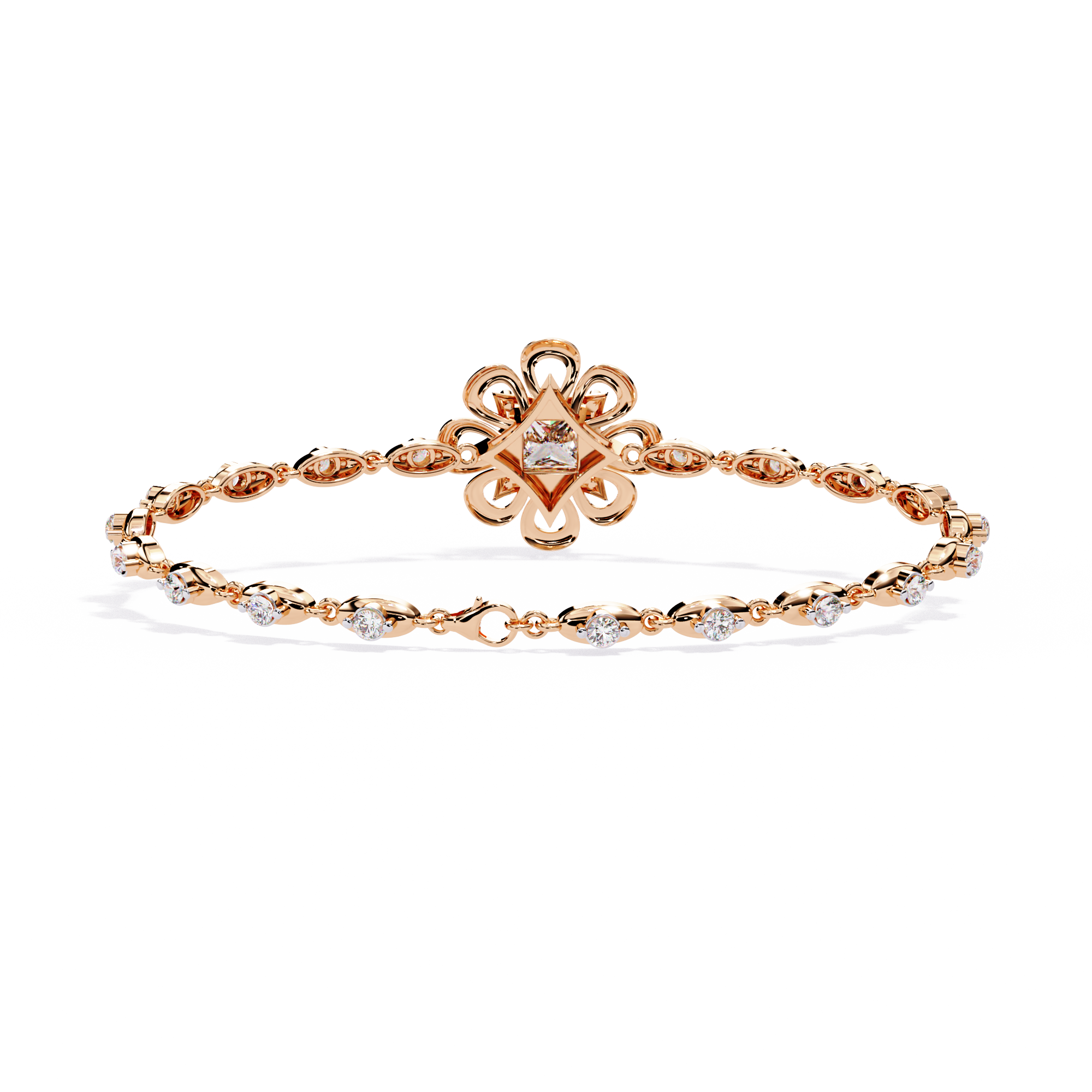 Elora Princess Bloom Lab Grown Diamond Bracelet