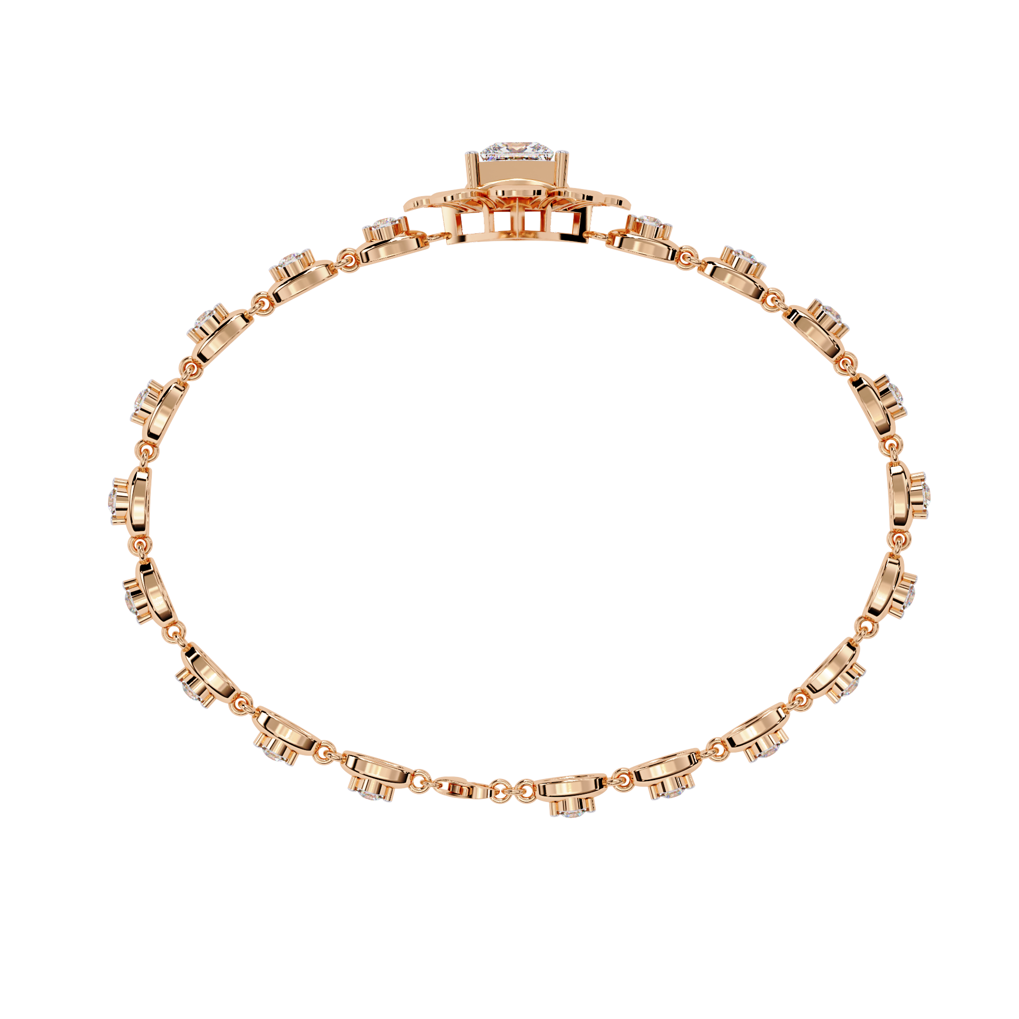 Elora Princess Bloom Lab Grown Diamond Bracelet