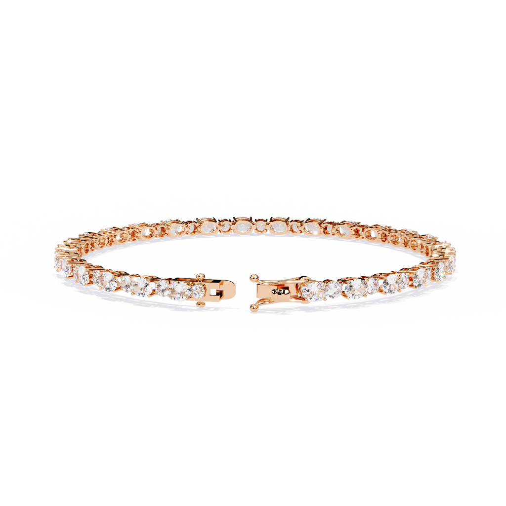 Elysian Oval-Round Diamond Tennis Bracelet