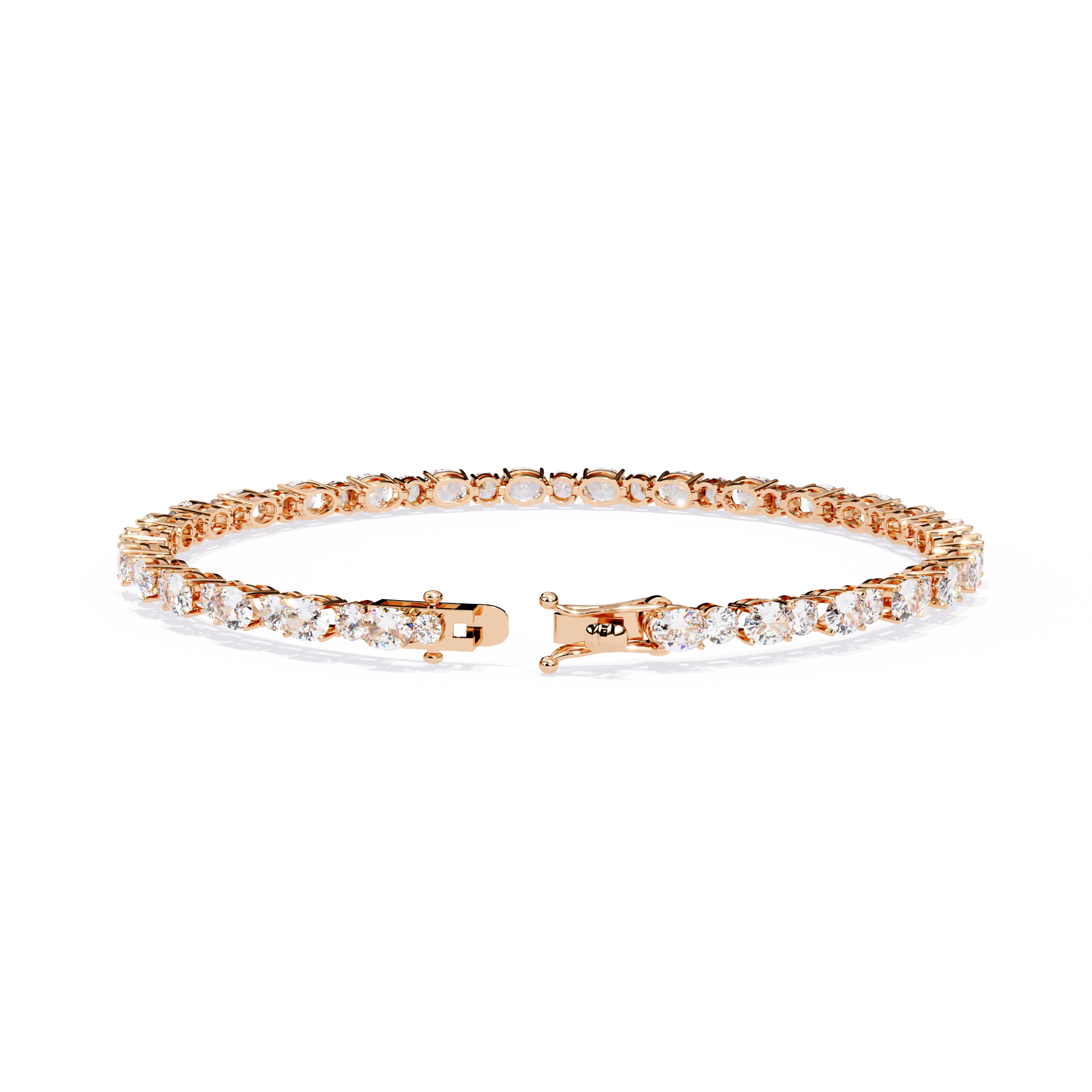 Elysian Oval-Round Diamond Tennis Bracelet