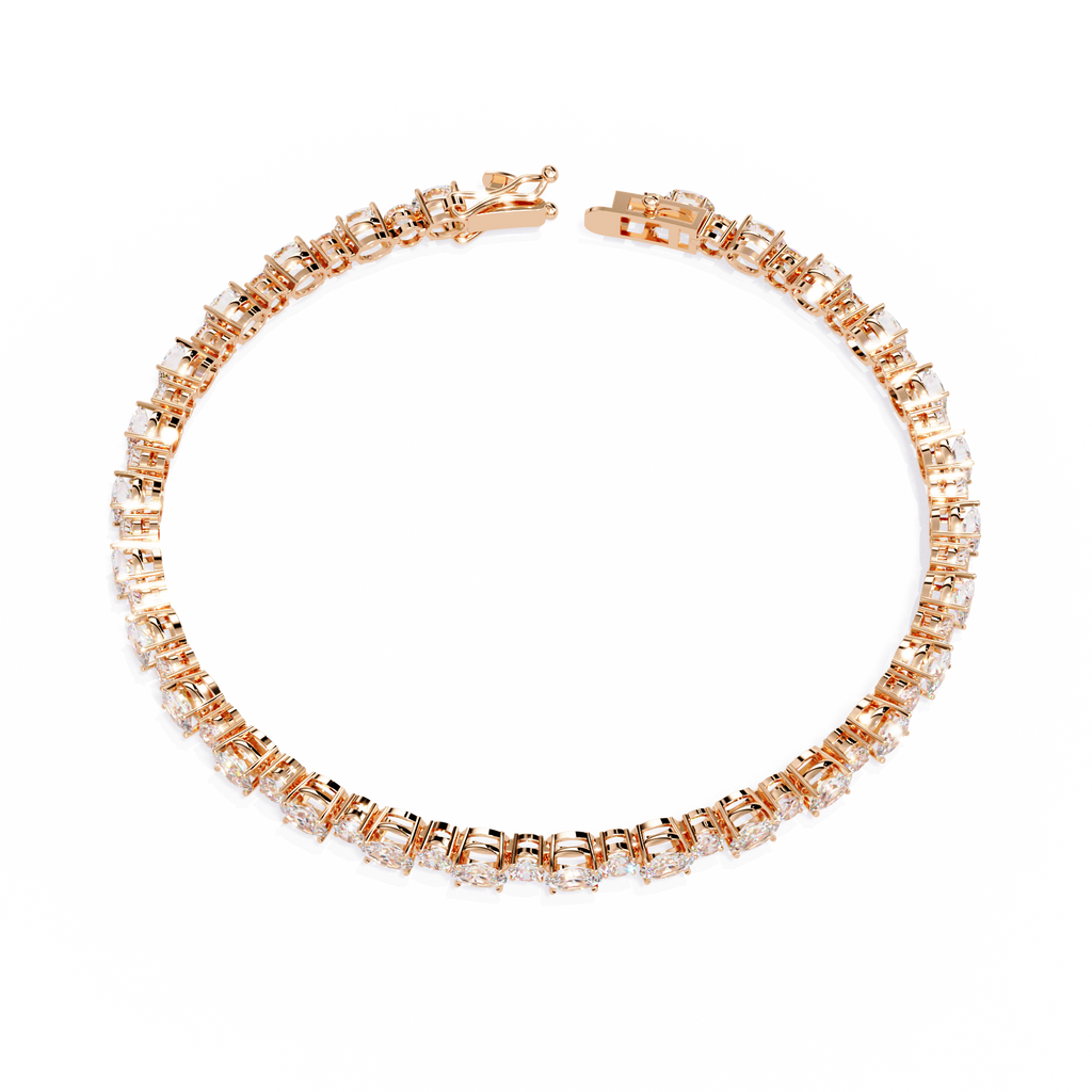 Elysian Oval-Round Diamond Tennis Bracelet