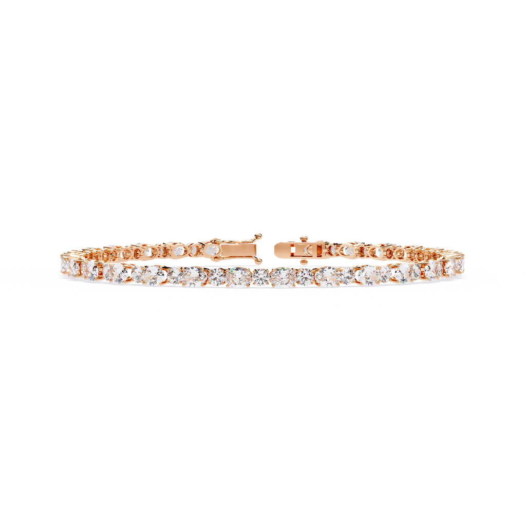 Elysian Oval-Round Diamond Tennis Bracelet